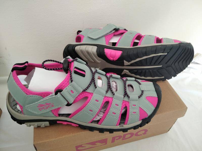 PDQ женские походные сандалии для прогулок, пляжная летняя обувь.