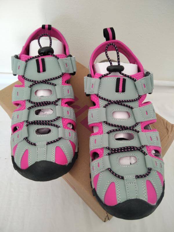 PDQ женские походные сандалии для прогулок, пляжная летняя обувь.