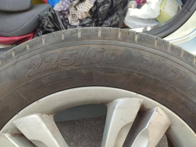 Диски225/60r17 4штуки